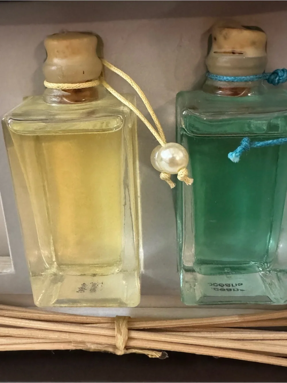 Pier 1 Imports Reed Diffuser Gift Set of 2 Oceans and First Rain Scent
